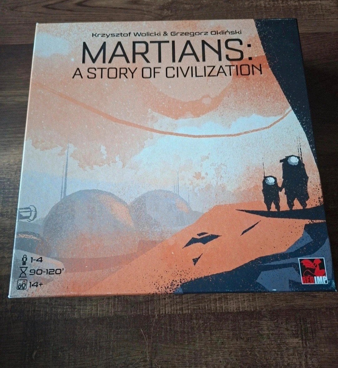 Martians: A Story of Civilization - Bordspel, Een of twee spelers, Ophalen of Verzenden, Zo goed als nieuw, RedImp