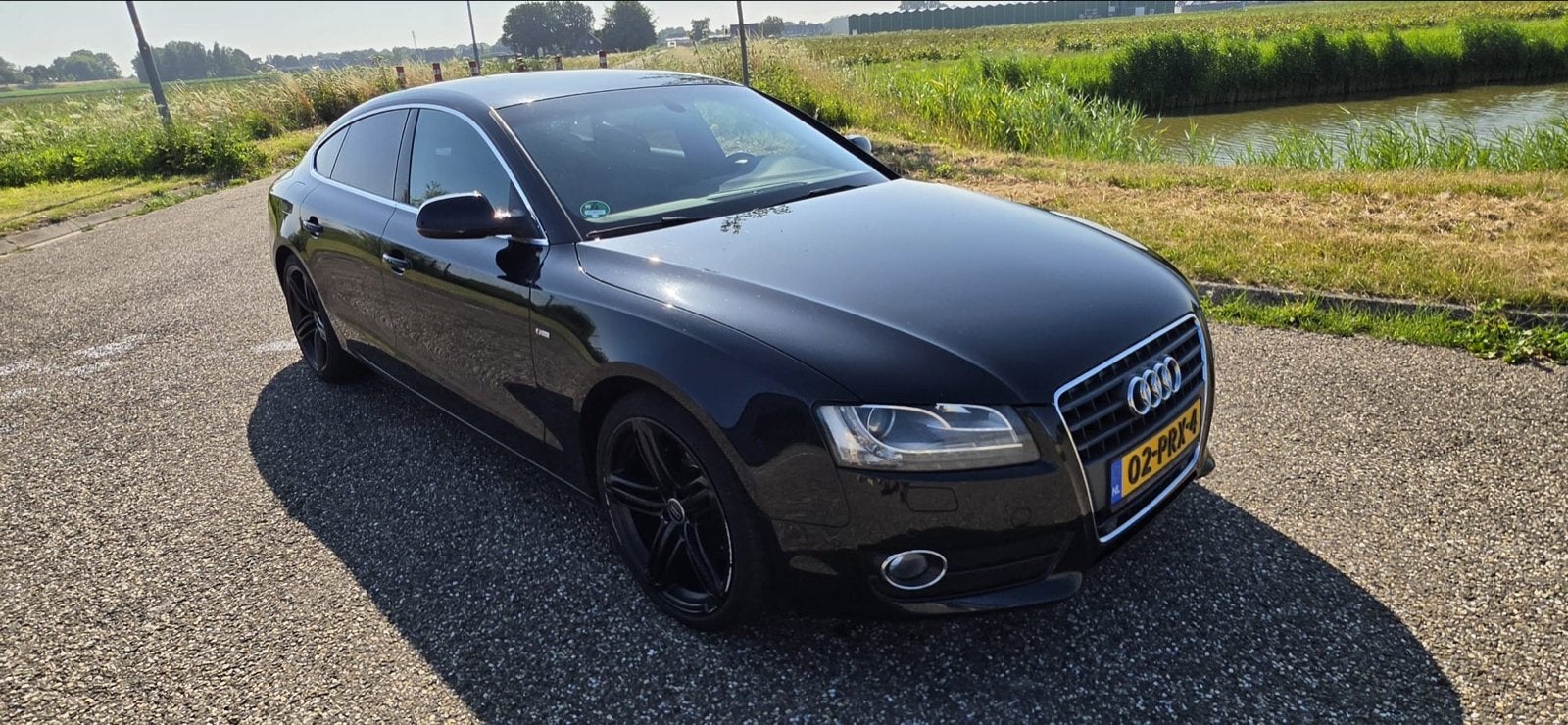 Audi A5 Sportback 2.0TFSI S Line| 179 PK |Keyless Entry|Navi, Auto's, Audi, Voorwielaandrijving, Euro 5, 15 km/l, Zwart