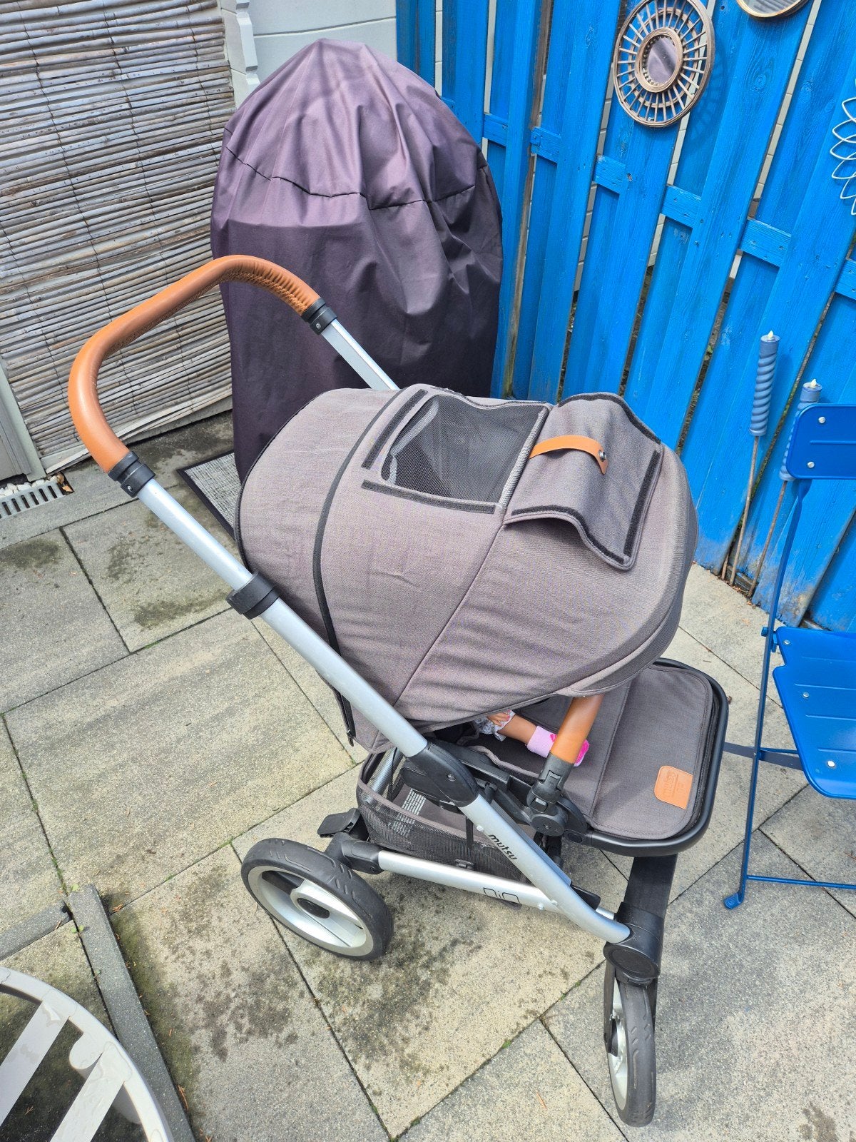 Mutsy Nio, forest green, Kinderen en Baby's, Kinderwagens en Combinaties, Gebruikt, Met reiswieg, Mutsy, Ophalen
