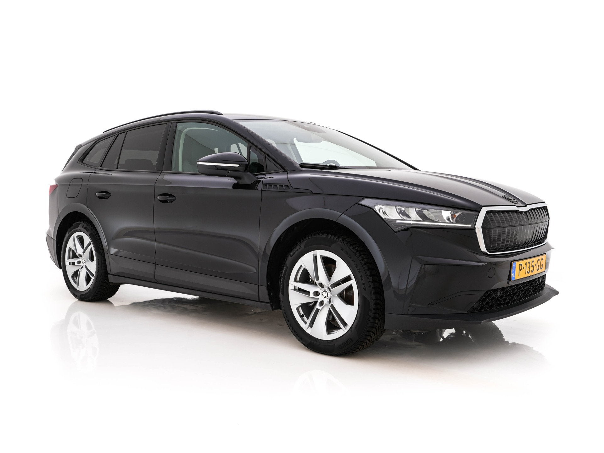 Skoda Enyaq iV 60 [ 3-Fase-11kW ] {SoH-88%} (INCL-BTW) *LEAT, Auto's, Skoda, Automaat, 390 km, Achterwielaandrijving, Gebruikt