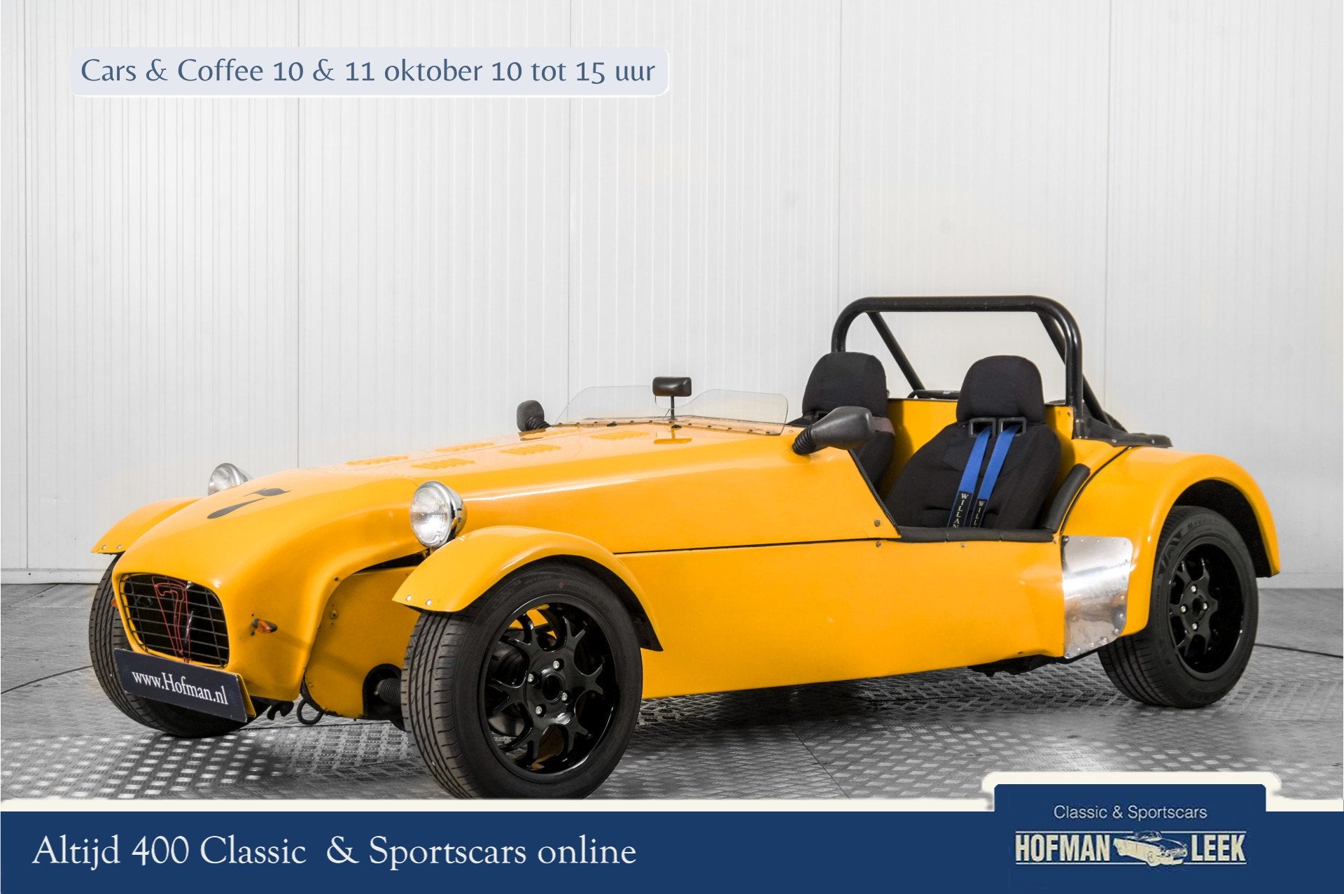 ROBIN HOOD Super Seven S7 Westfield Caterham Lotus seven, Auto's, Gebruikt, 4 cilinders, Cabriolet, Geel