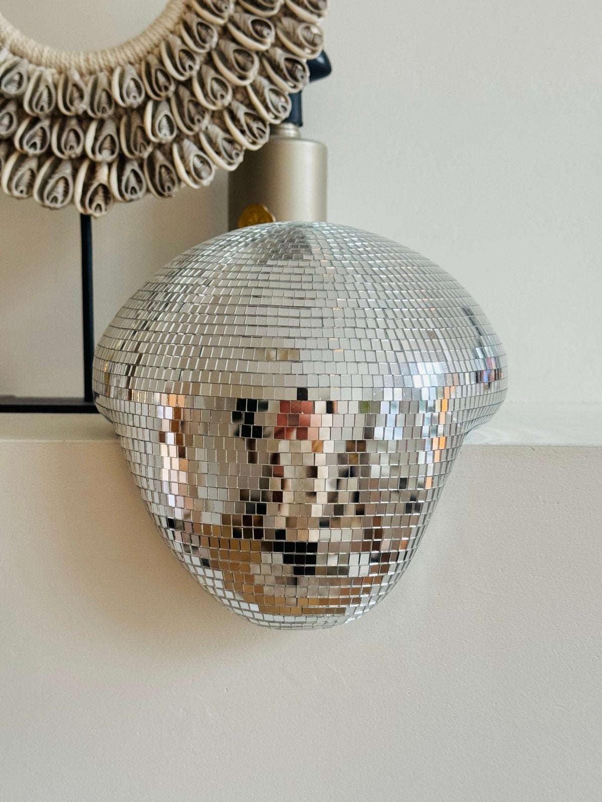 Unieke Gesmolten Discobal Decoratie - Modern Design, Nieuw, Kunststof, Ophalen of Verzenden, Modern