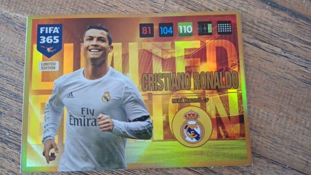 Christiano Ronaldo spelerskaart Gold Edge edition, Ophalen of Verzenden, Zo goed als nieuw, Buitenlandse clubs, Spelerskaart