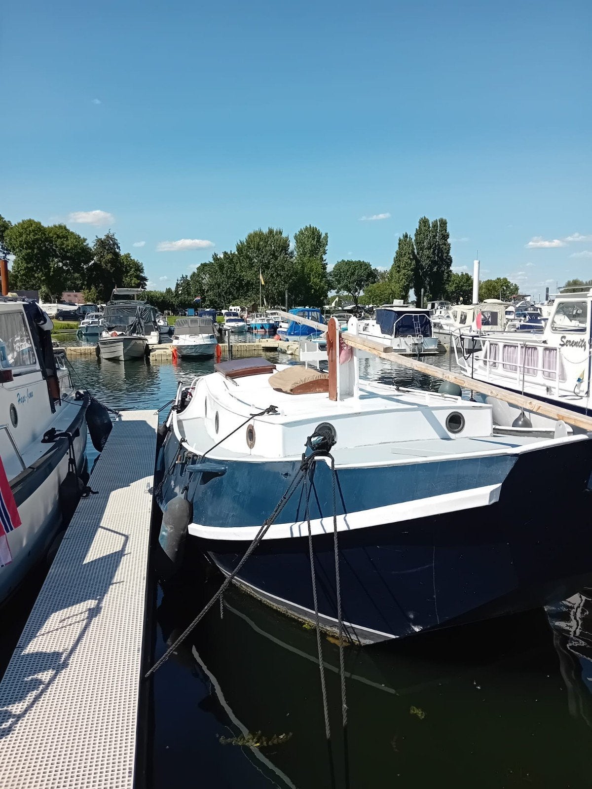 De Plaete Zeeschouw te koop, Watersport en Boten, Ophalen, Koelkast, Gebruikt, Hout