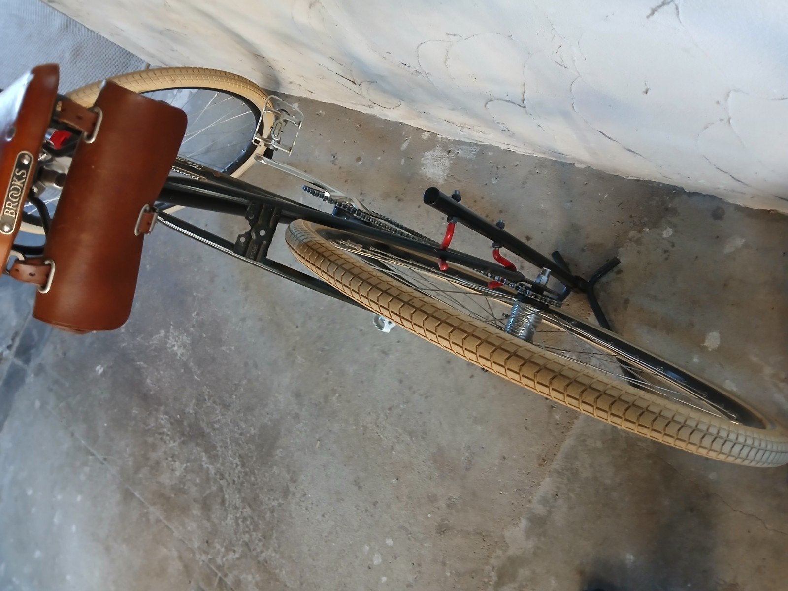 Vintage Fongers Herenfiets met Brooks Zadel, Ophalen
