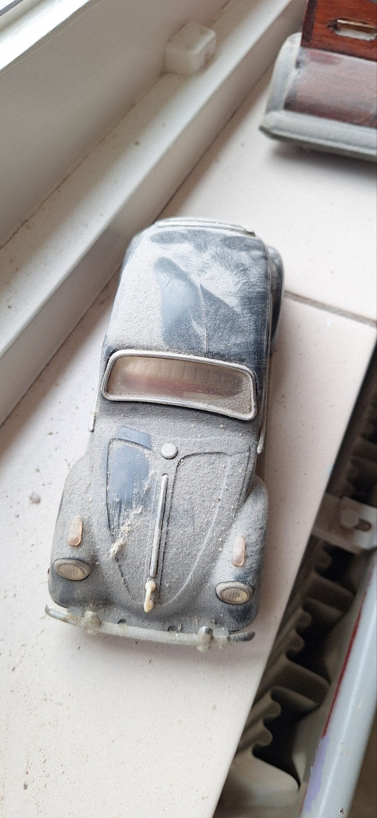 Oude Volkswagen Kever Miniatuur - Vintage Speelgoedauto, Ophalen