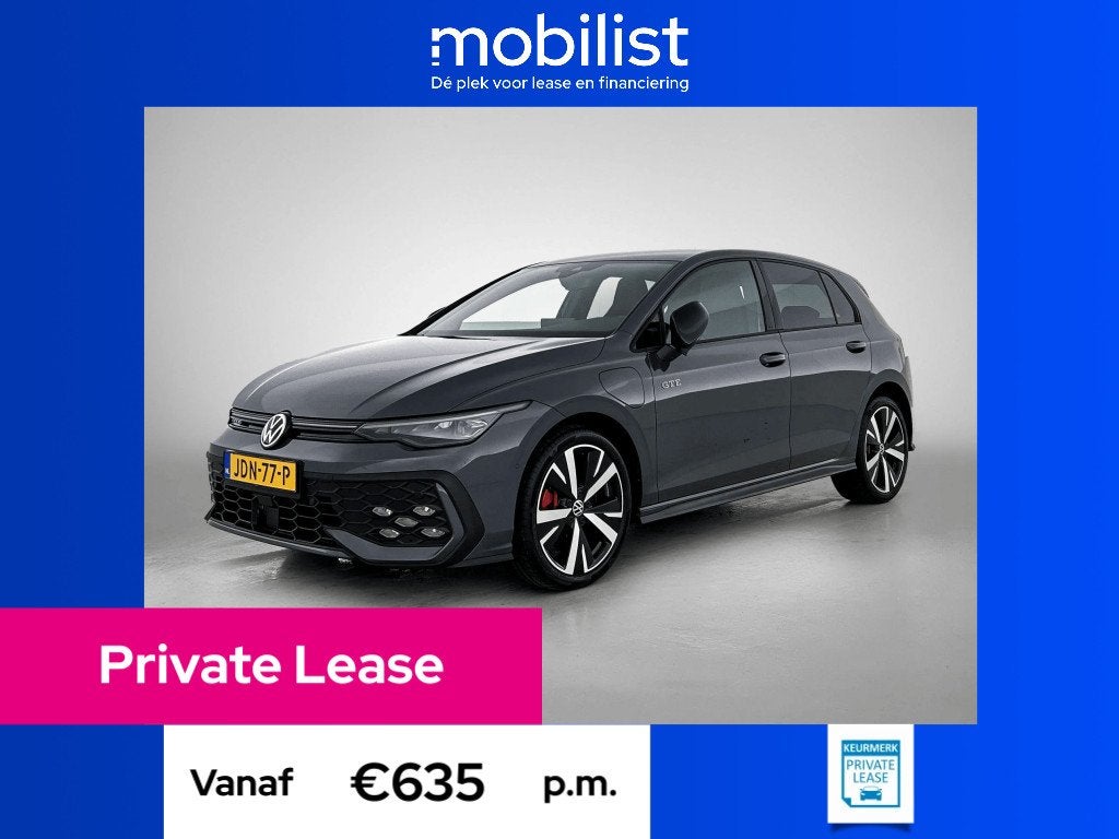 Volkswagen Golf 1.5 eHybrid GTE 272 PK| (bj 2025, automaat), 4 cilinders, 250 km/l, 1700 kg, Zilver of Grijs