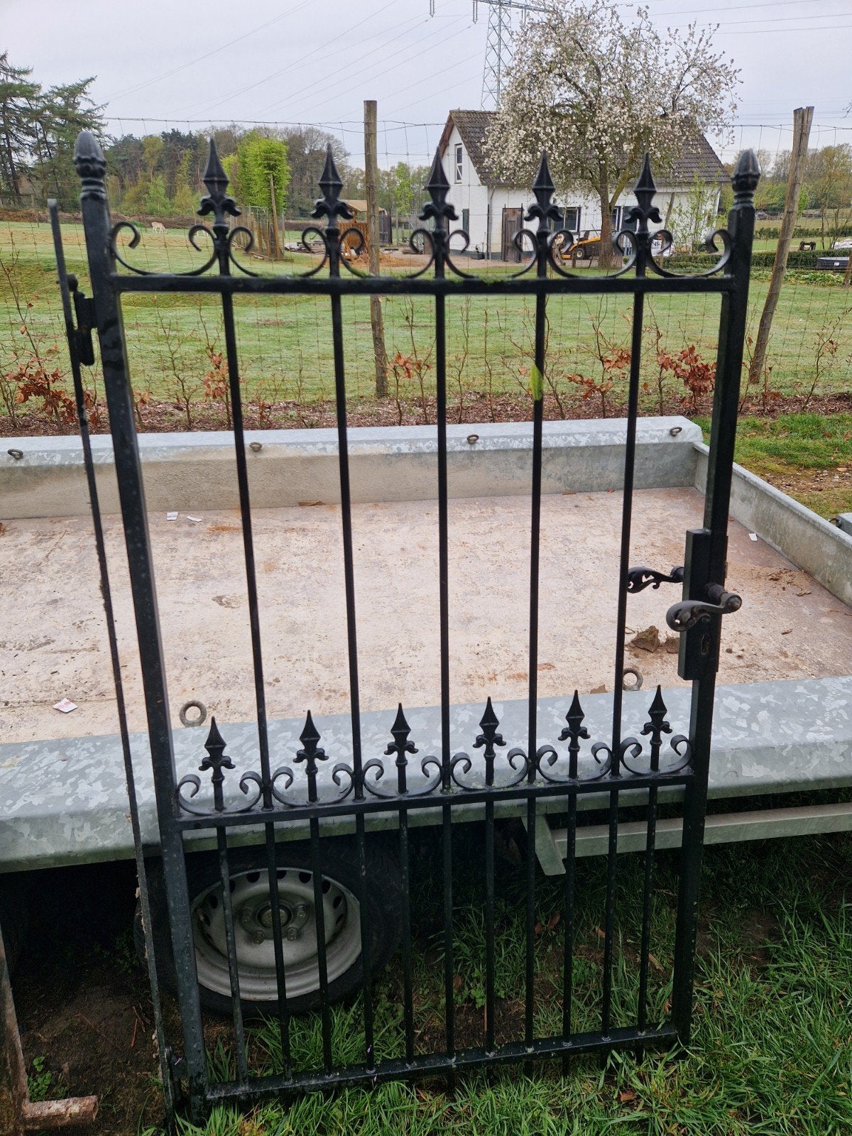 tuinpoort, Ophalen, Gebruikt, IJzer, Sierhekwerk