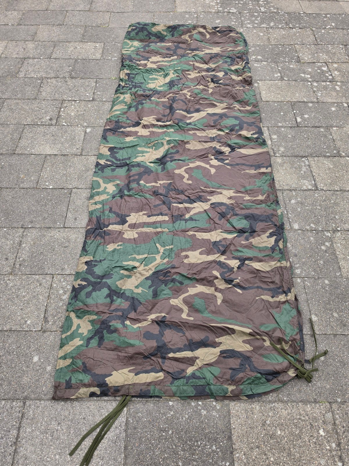 Km mariniers poncholiner met rits forrest camo, Ophalen of Verzenden, Marine, Nederland, Kleding of Schoenen
