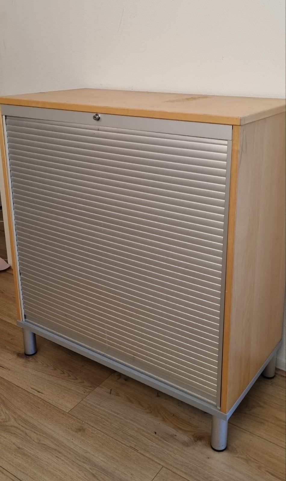 Stevige archiefkast met rolluik, Ophalen, Eikenhout, 50 tot 100 cm, Minder dan 100 cm