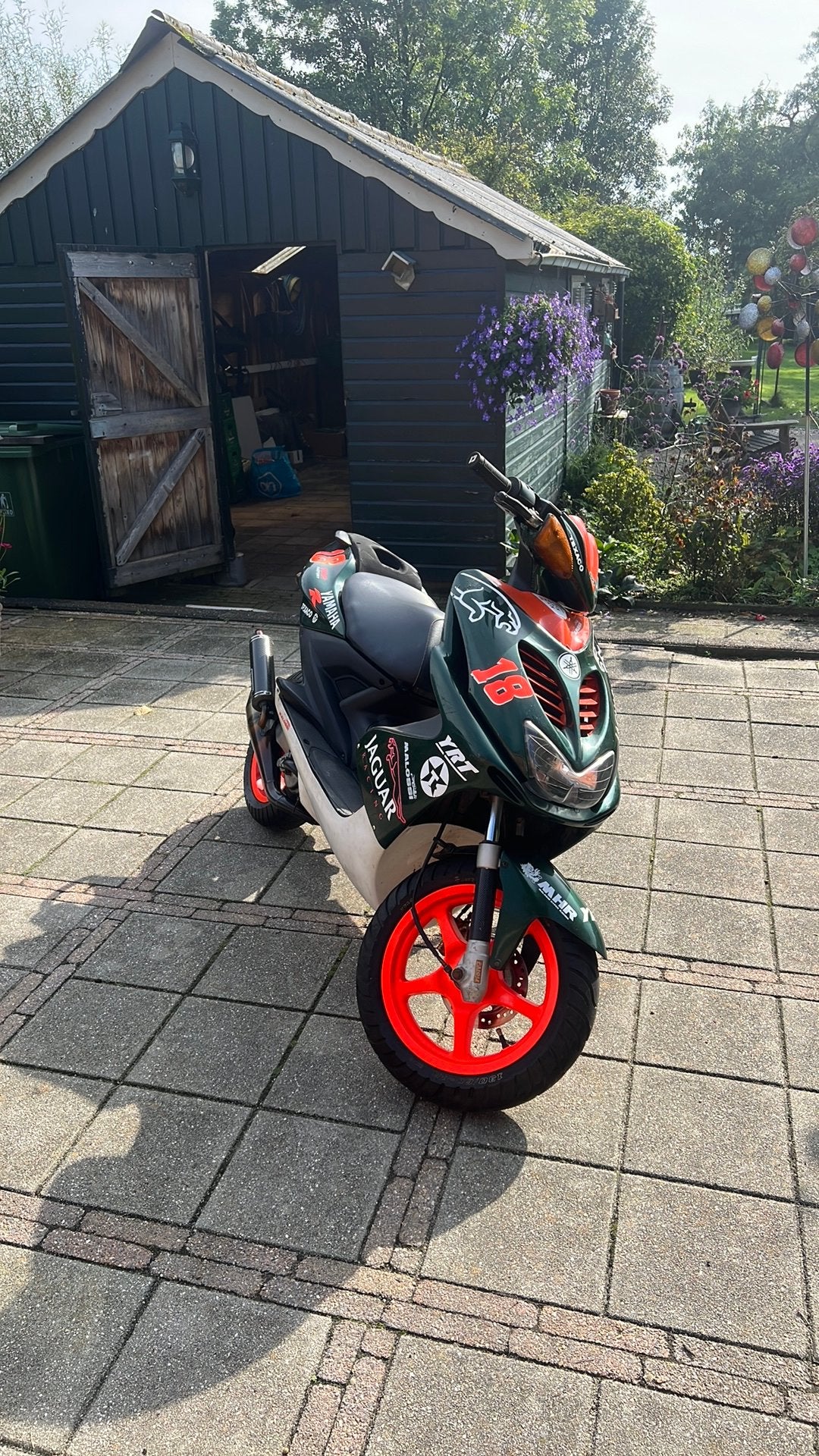 Yamaha aerox 70 cc, Ophalen, Tweetakt, Aerox, Maximaal 45 km/u