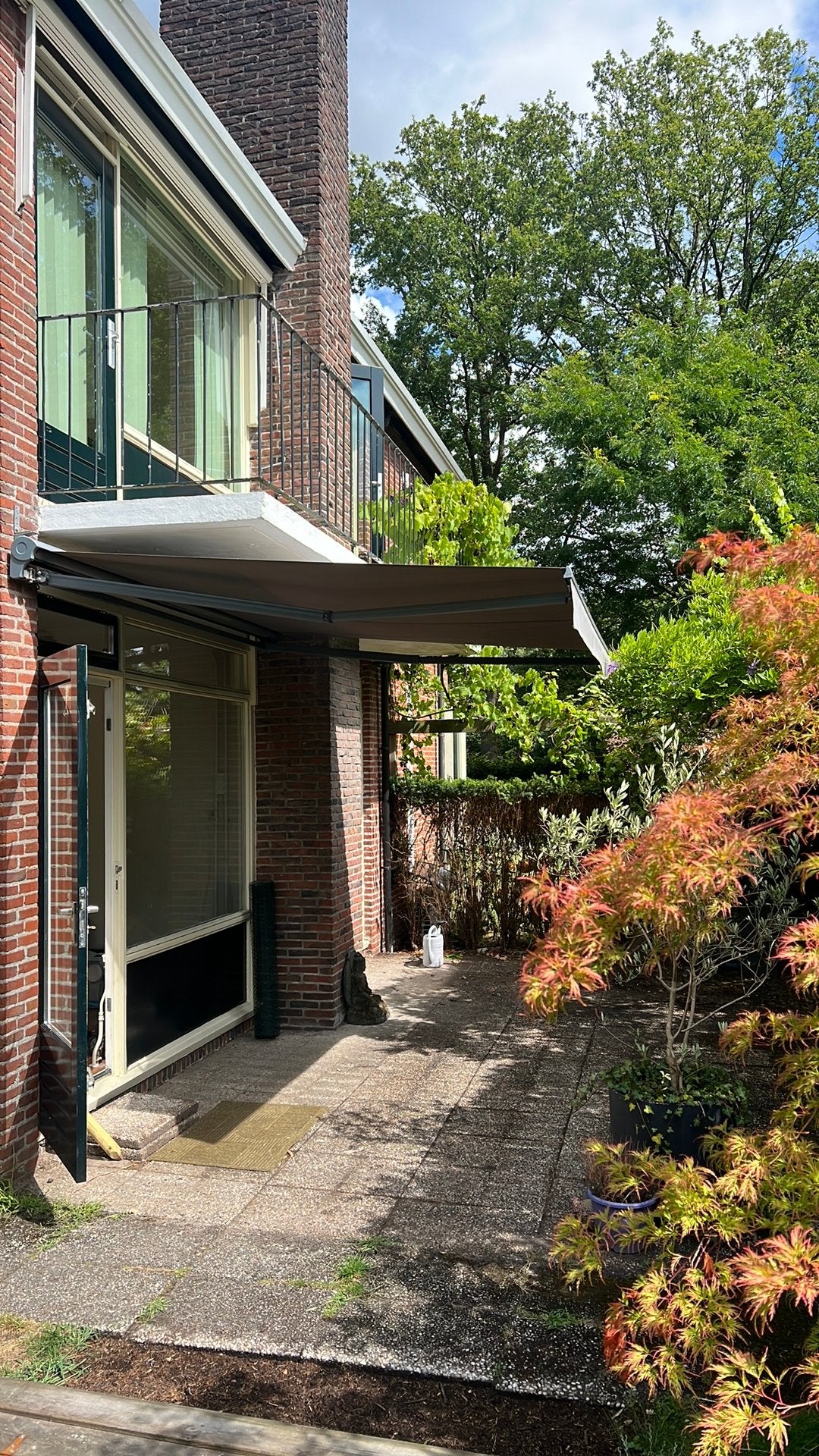 Zonwering te koop - electrisch, Ophalen, Gebruikt