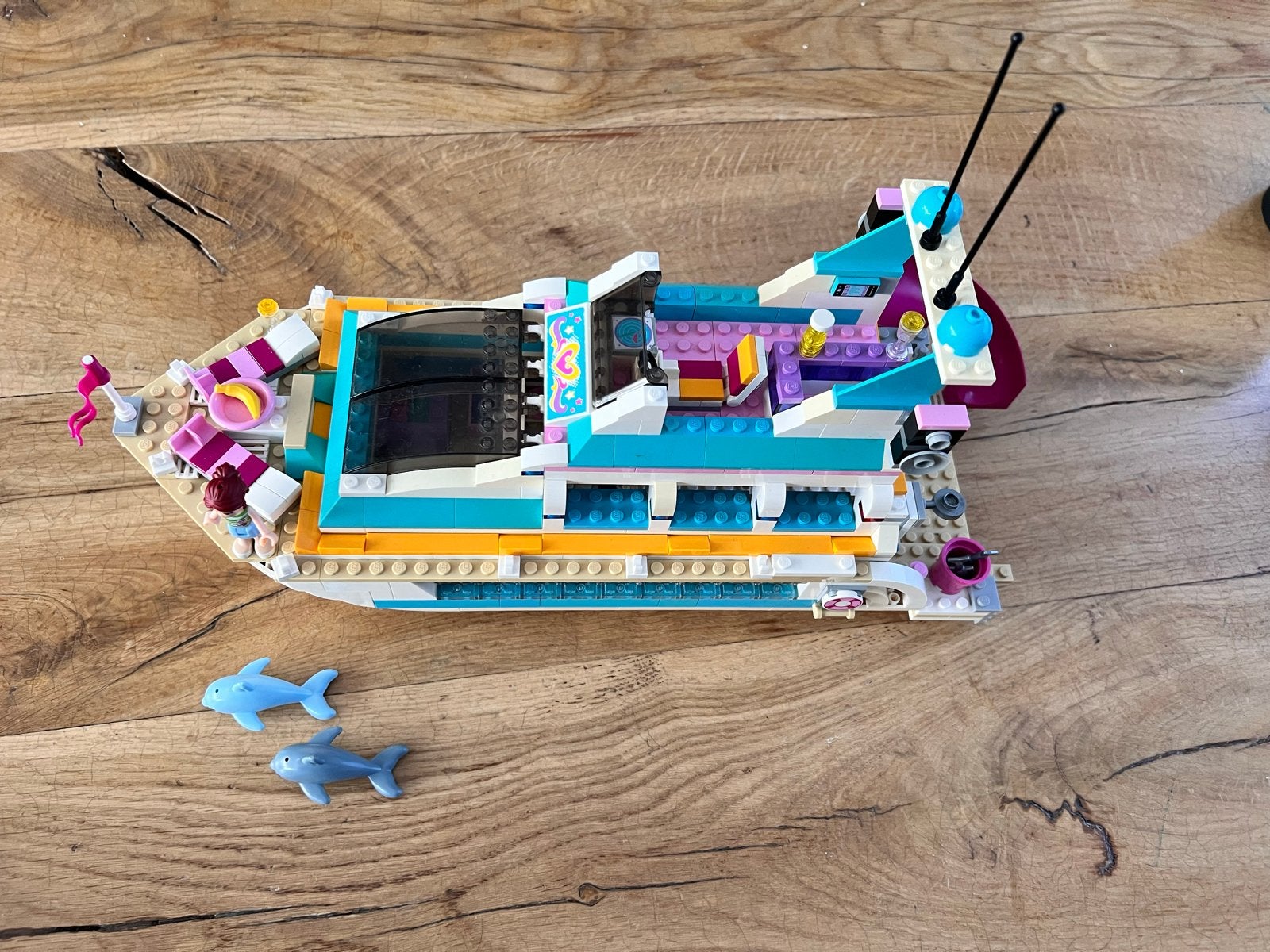 LEGO Friends Luxe Jacht 41015 - Compleet met instructies, Ophalen of Verzenden, Zo goed als nieuw, Overige merken