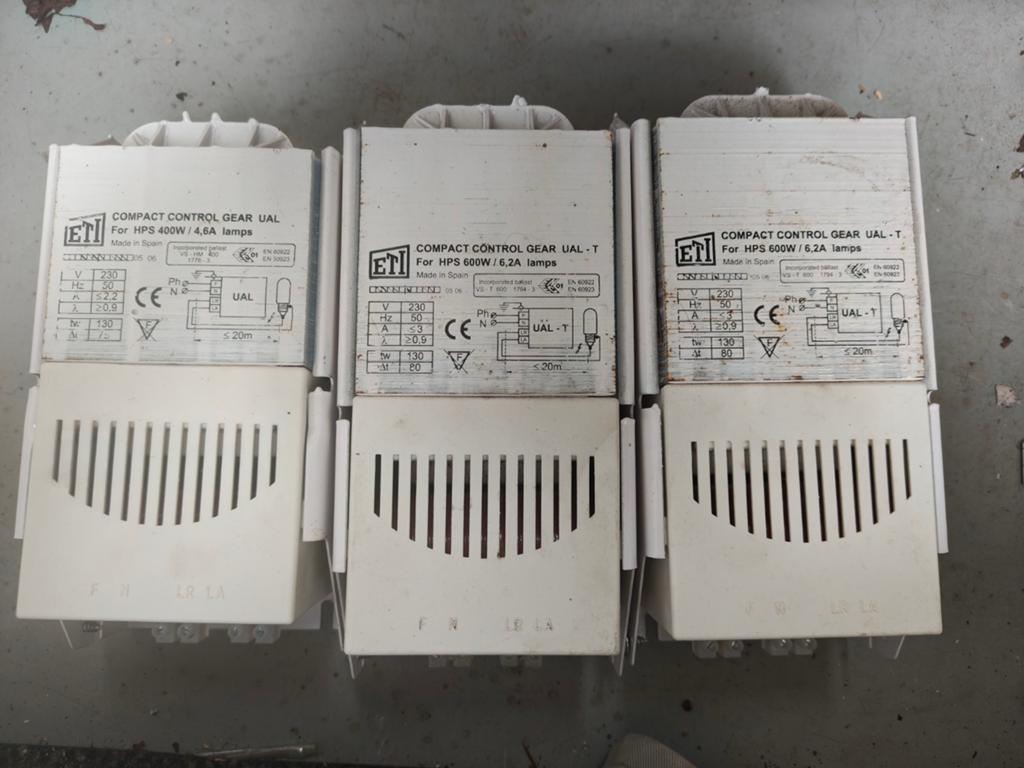ETI Compact Control Gear UAL-T voor HPS 600W/6.2A lampen, Ophalen of Verzenden, Gebruikt, Overige typen