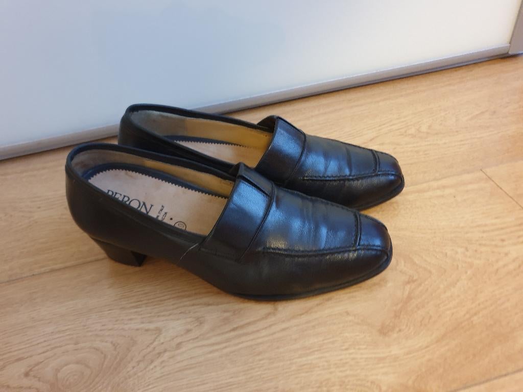Zwarte pumps, maat 40, Peron Dual, Pumps, Zwart, Ophalen of Verzenden, Zo goed als nieuw