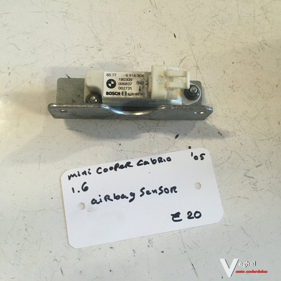 Mini Cooper Cabrio 1.6 2005  Airbag sensor 65.77 6 914 304, Gebruikt, -, -, Ophalen of Verzenden