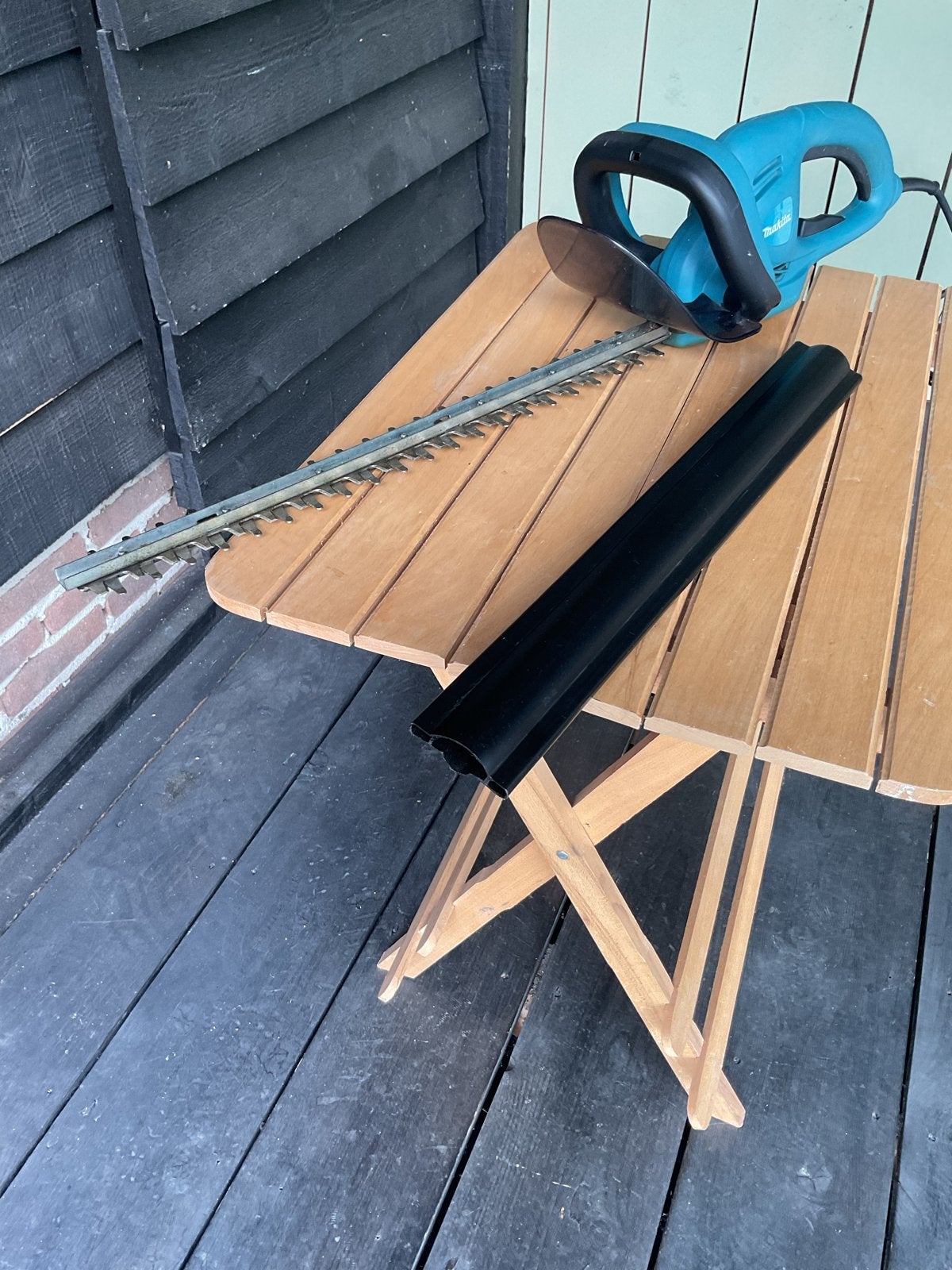 Makita UH5261 elektrische heggenschaar 52cm, Tuin en Terras, Ophalen of Verzenden, Gebruikt, Elektrisch
