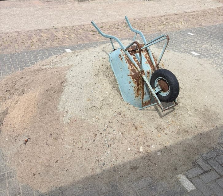 Ophoogzand, gratis af te halen., Ophalen, Ophoogzand