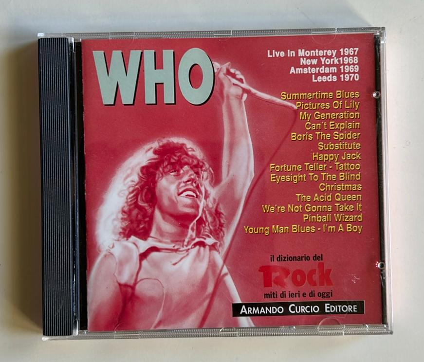 CD The Who Live in Monterey 1967 etc., Ophalen of Verzenden, Zo goed als nieuw, Poprock