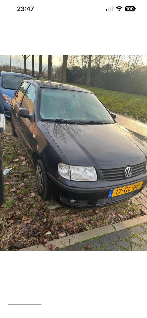 Volkswagen Polo 1.4 44KW 2001 Zwart, Auto's, Volkswagen, Particulier, Polo, Benzine, Euro 4, C, Hatchback, Handgeschakeld, Origineel Nederlands
