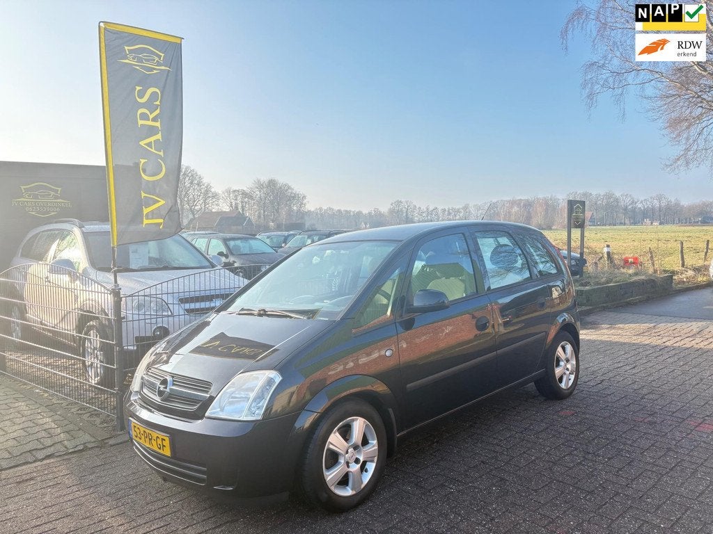 Opel Meriva 1.6-16V Maxx-CRUISE,ELEKT PAKKETBOORDCOMPUTER,MU, Auto's, 101 pk, Gebruikt, 4 cilinders, Zwart