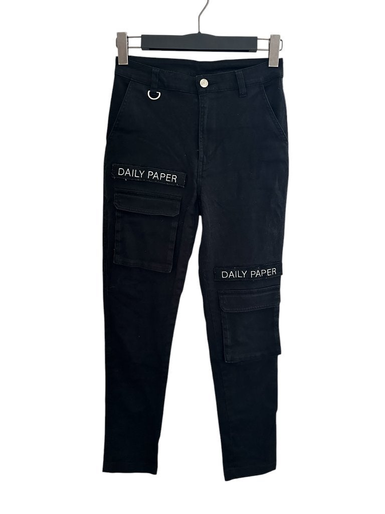 Daily Paper broek XS, Zwart, Ophalen of Verzenden, Zo goed als nieuw, Maat 46 (S) of kleiner