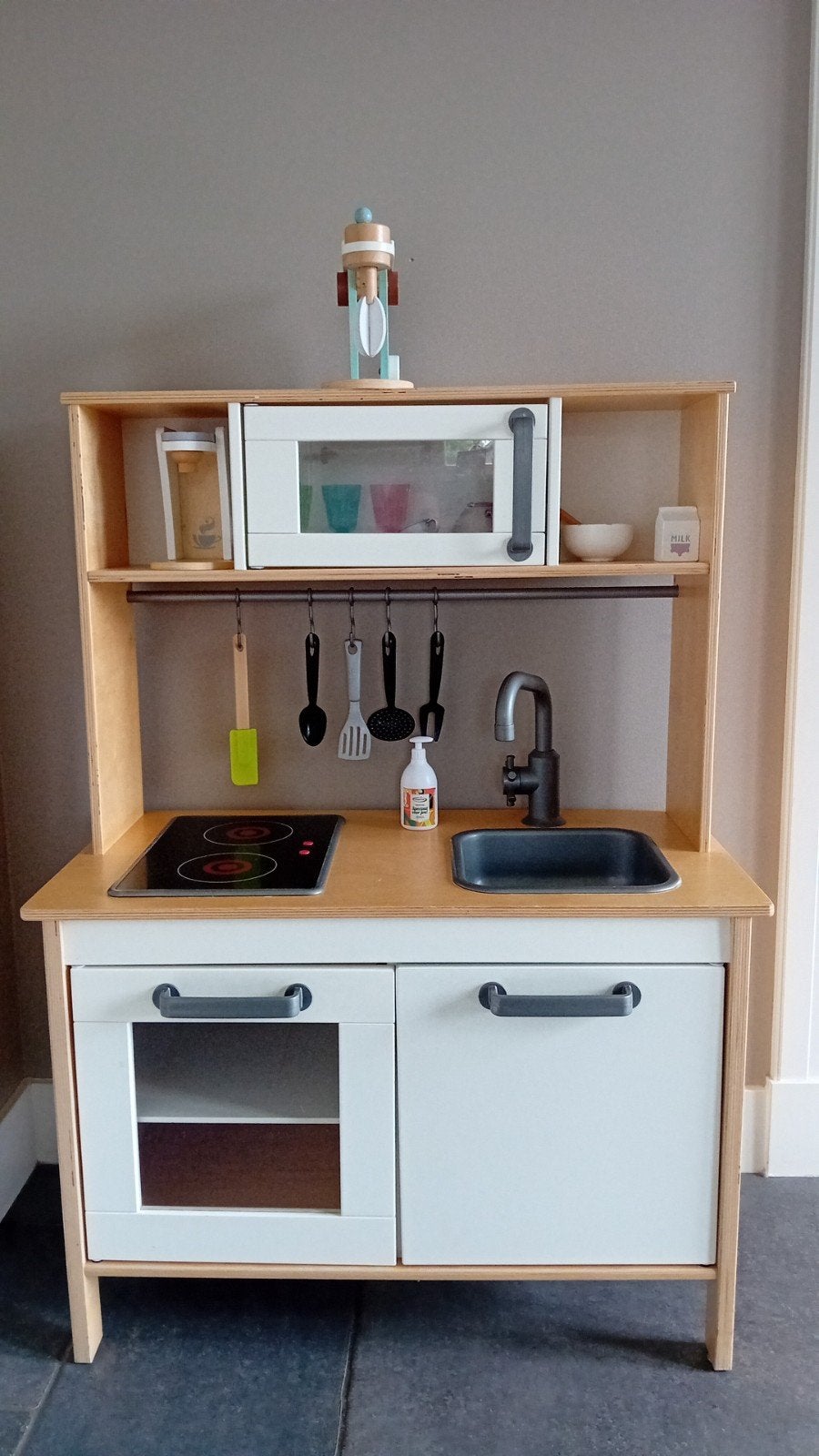 Nette ikea kinderkeuken met accessoires., Ophalen, Gebruikt, Hout, Speelkeuken