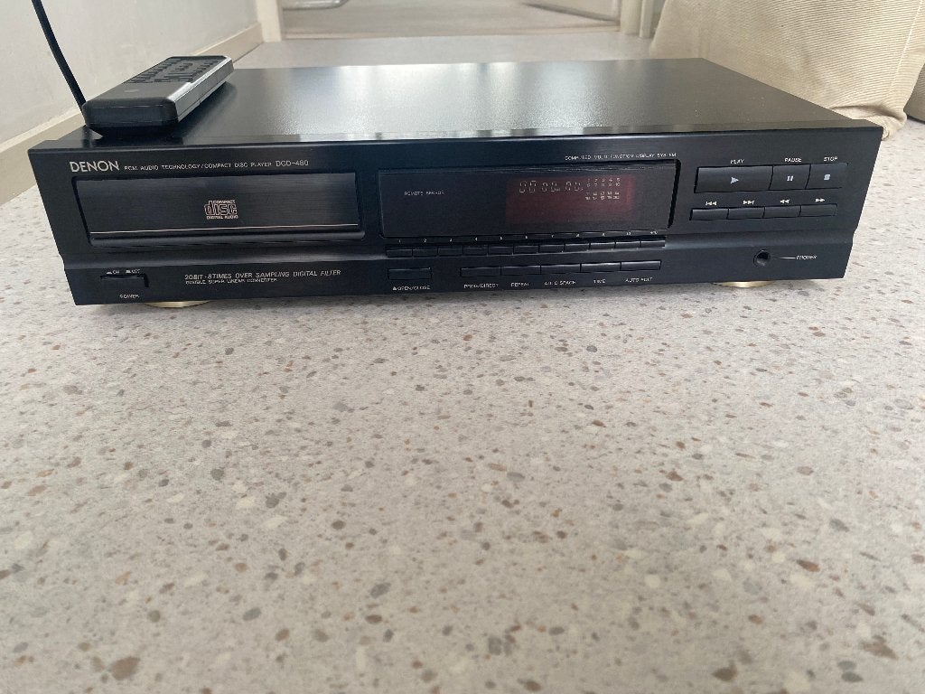 Denon DCD-480 CD-speler – goed werkend + afstandsbediening, Ophalen, Gebruikt, Overige merken