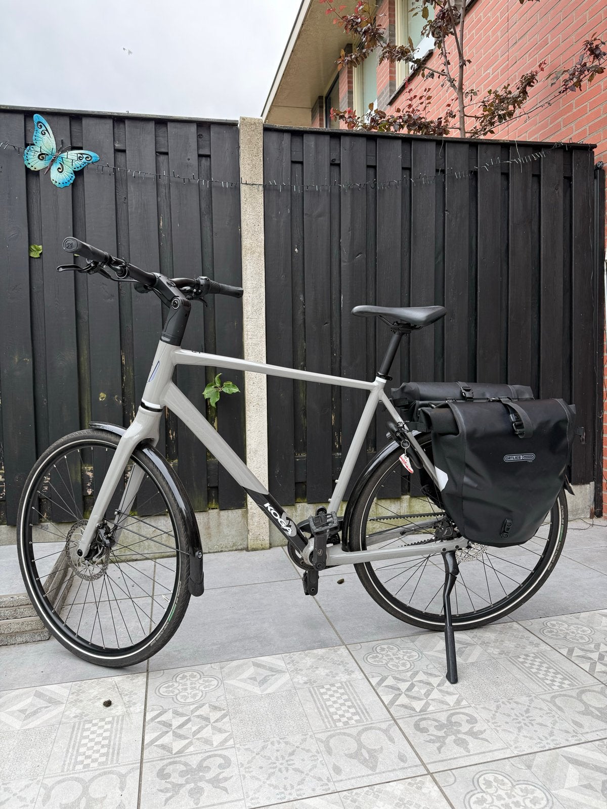 Koga F3 4.0 Lichtgrijze Herenfiets model 2025, Versnellingen, Zo goed als nieuw, 61 tot 65 cm, Schijfrem