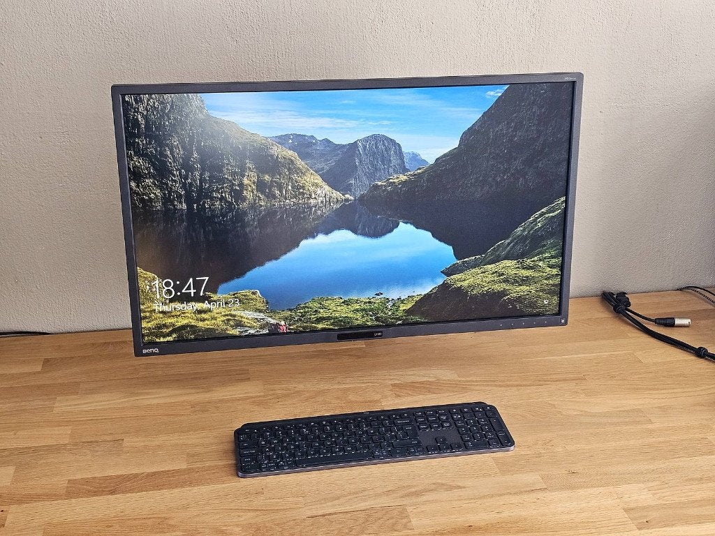 BenQ PD3200U 32 inch 4K IPS monitor, 100% sRGB + doos, Ophalen, IPS, DisplayPort, Ingebouwde speakers