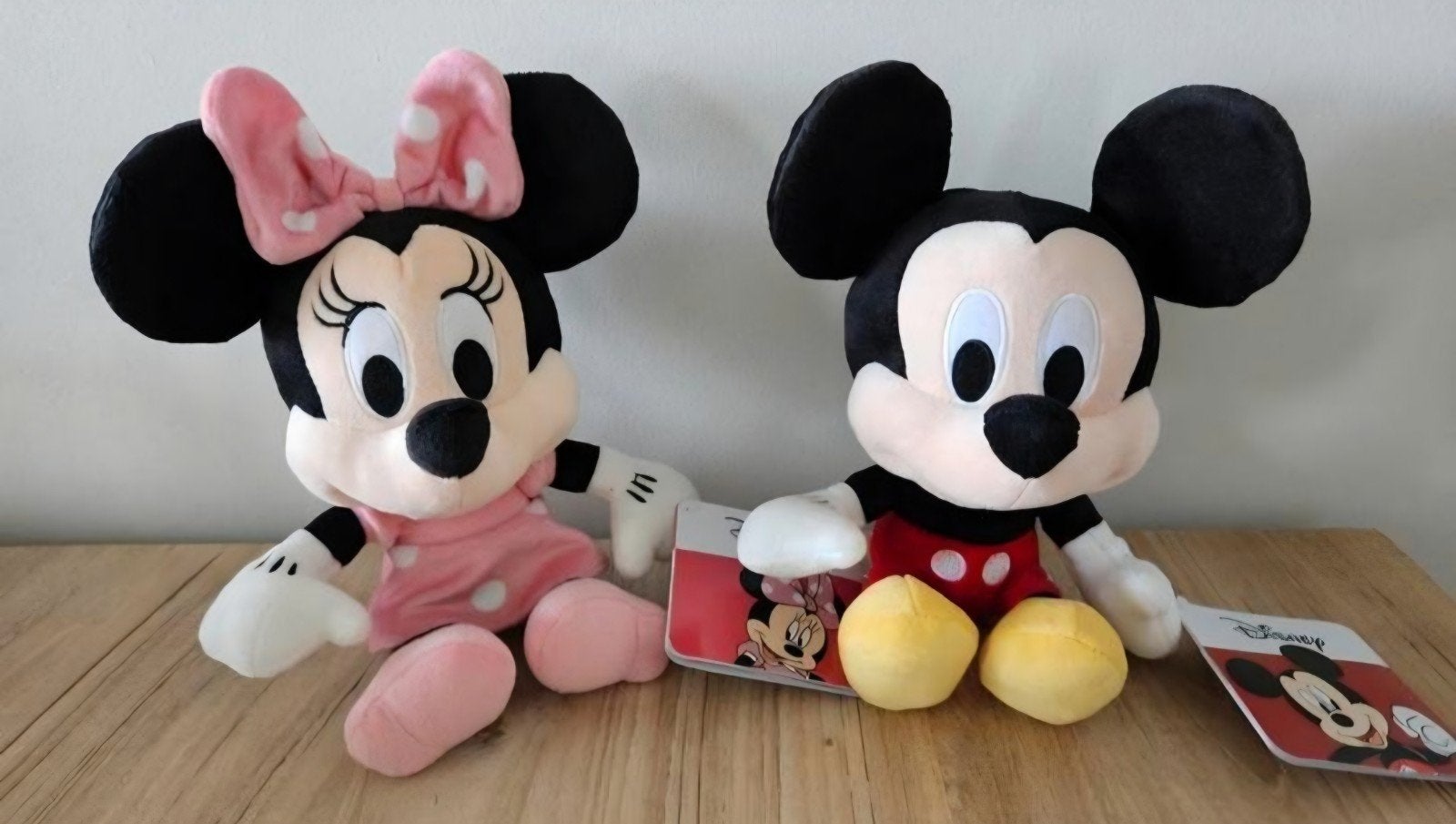Disney Micky en Minnie Mouse Knuffels Nieuw met Label, Disney, Disney, Overige typen, Nieuw