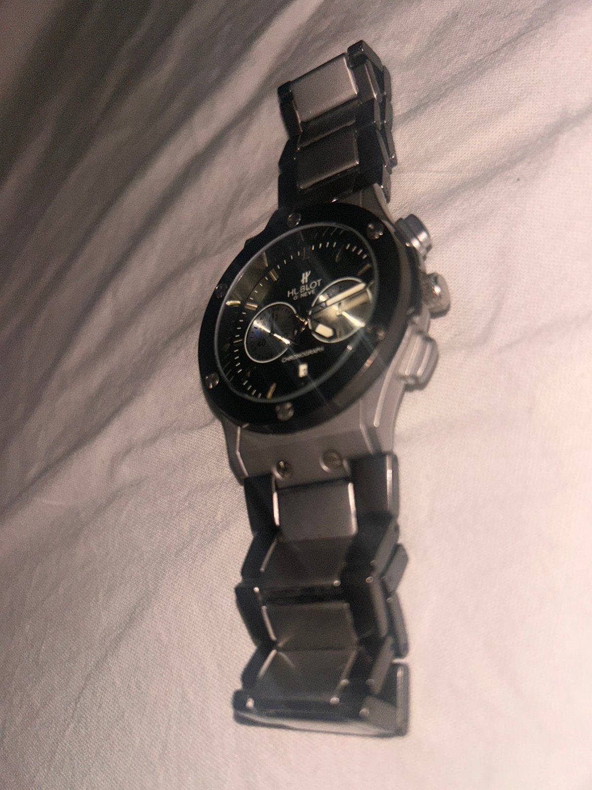Hublot new, Sieraden, Tassen en Uiterlijk, Horloges | Heren, Ophalen of Verzenden, Zo goed als nieuw, Overige merken