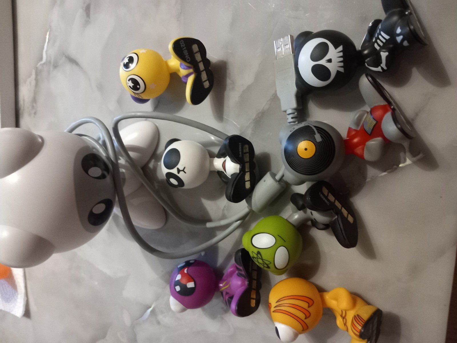 Diverse verzameling van USB-kabels en gadgets, Ophalen, Zo goed als nieuw