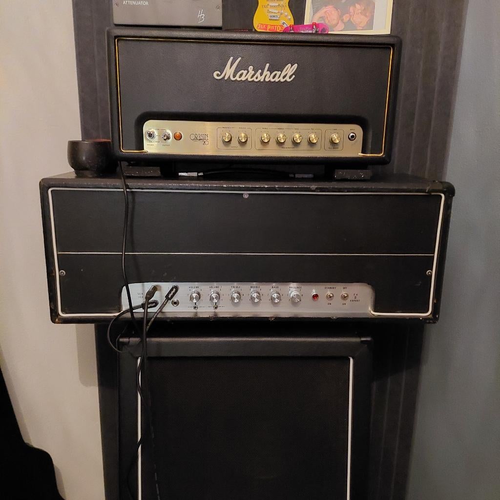 Plexi amp jaren 70, Muziek en Instrumenten, Versterkers | Bas en Gitaar, Ophalen, Gebruikt, Gitaar, 50 tot 100 watt