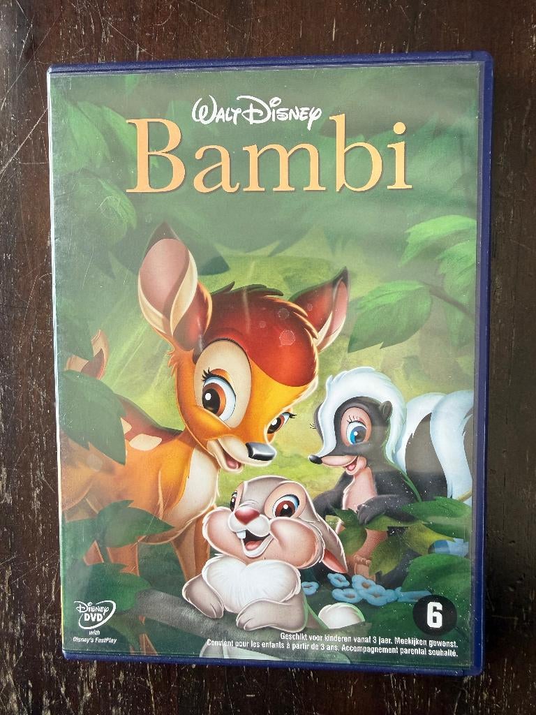 Walt Disney Bambi DVD, Europees, Tekenfilm, Ophalen of Verzenden, Zo goed als nieuw