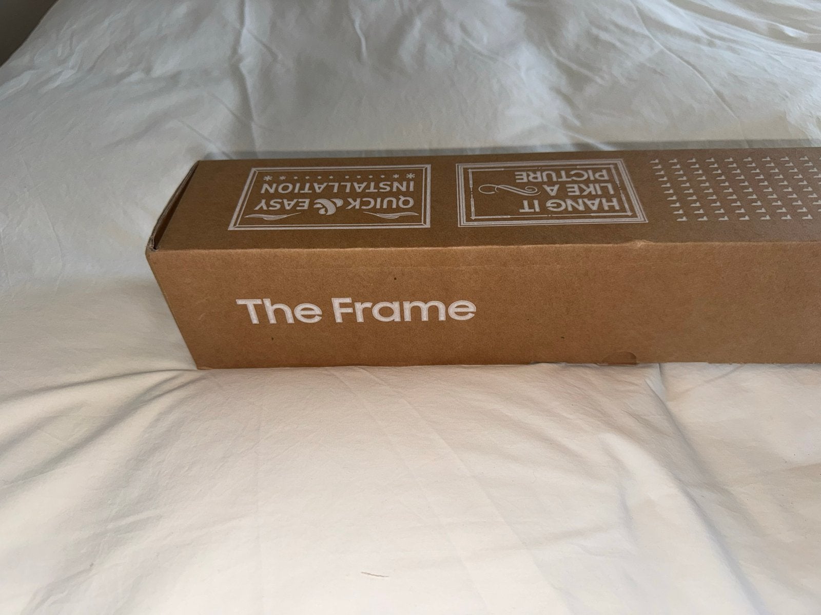 Nieuwe Samsung The Frame TV lijst - Hout 43 inch, Bruin, Nieuw, Ophalen of Verzenden, Fotolijst