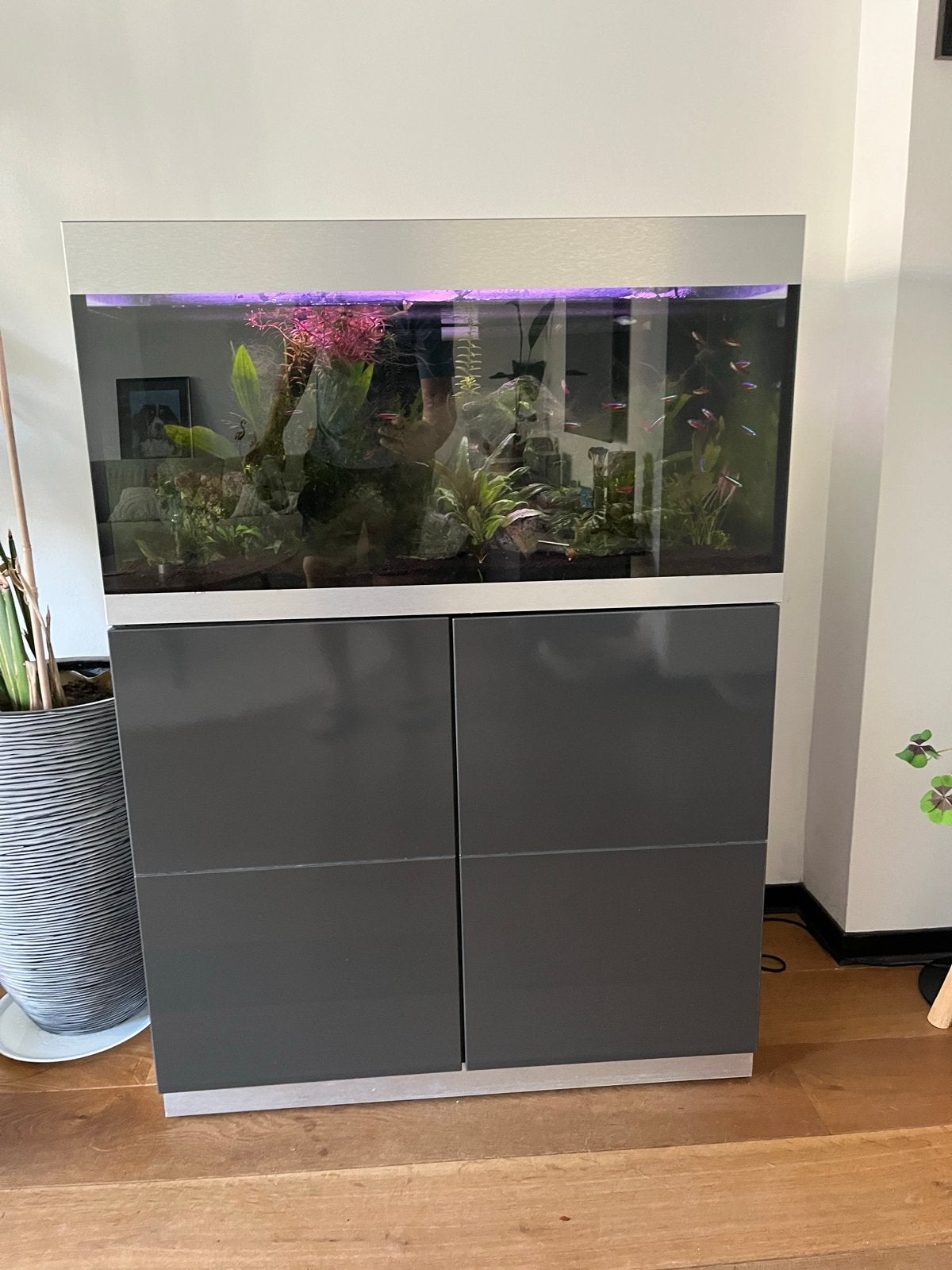 OASE Aquarium 200liter incl meubel en alle toebehoren!, Ophalen, Zo goed als nieuw, Leeg aquarium