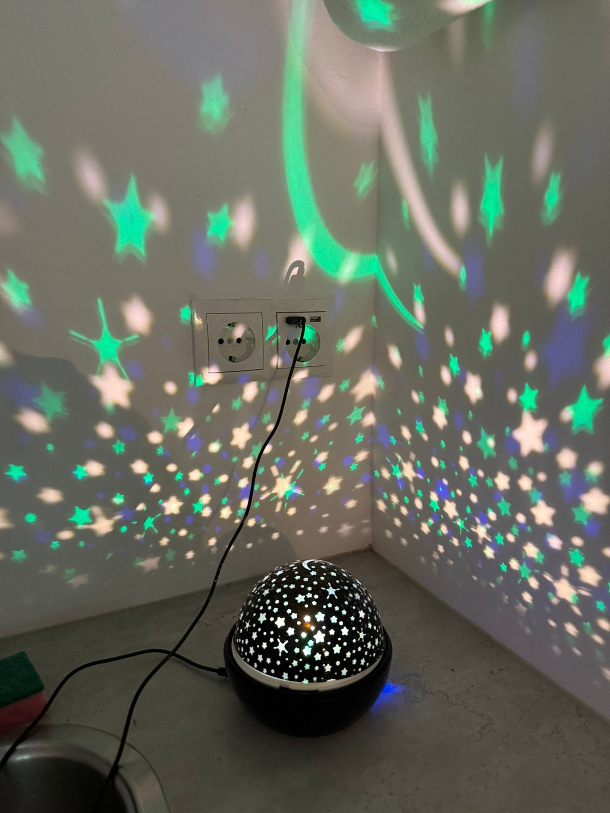 Sterren projector, sterrenlamp, nachtlampje, Kinderen en Baby's, Kinderkamer | Inrichting en Decoratie, Ophalen of Verzenden, Gebruikt