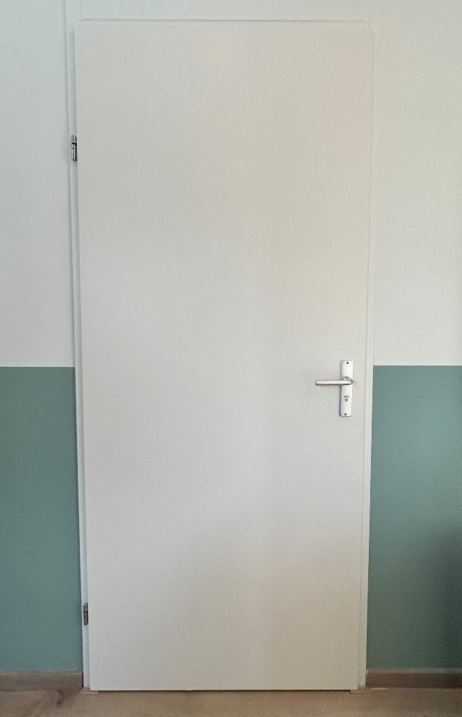 8 witte opdek binnendeuren en 1 meterkastdeur incl. beslag, Doe-het-zelf en Verbouw, Ophalen, Kunststof, Gebruikt, 80 tot 100 cm