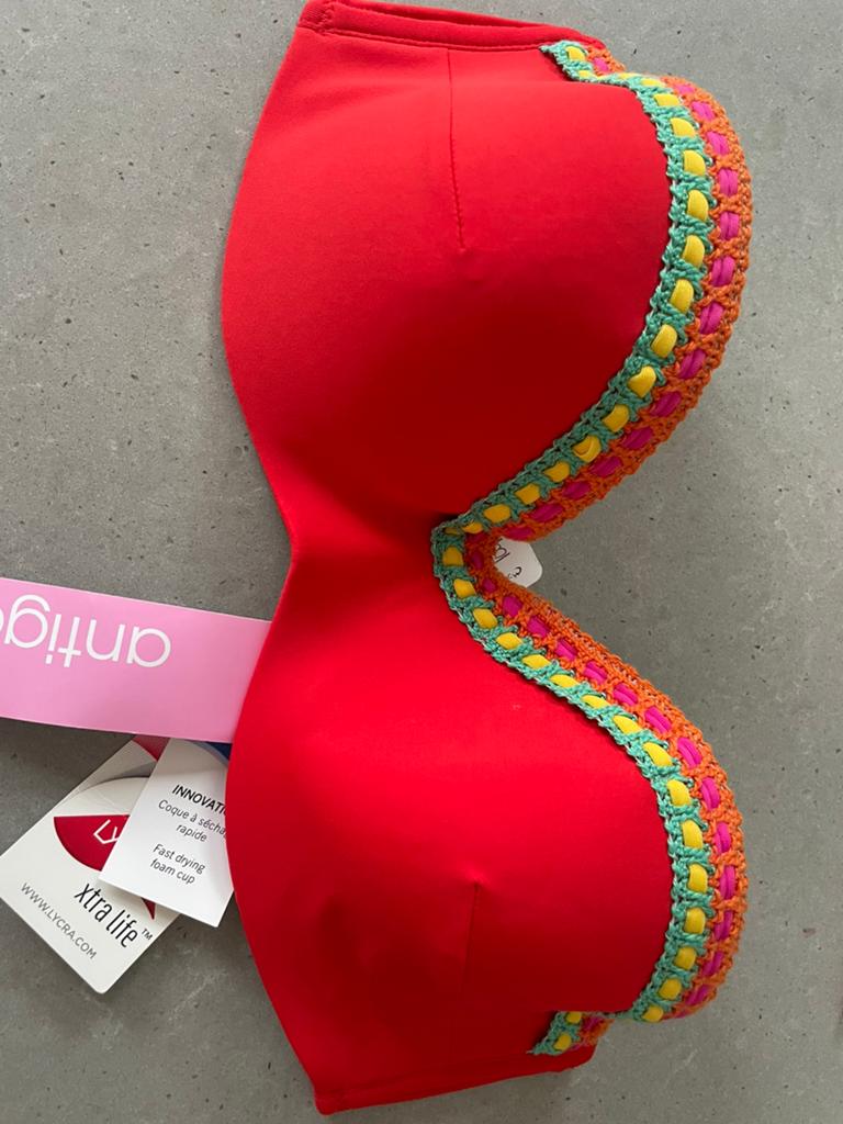 Te koop: nieuwe bikini, Antigel, rood, maat 36B/C, Ophalen of Verzenden, Zo goed als nieuw, Rood, Bikini