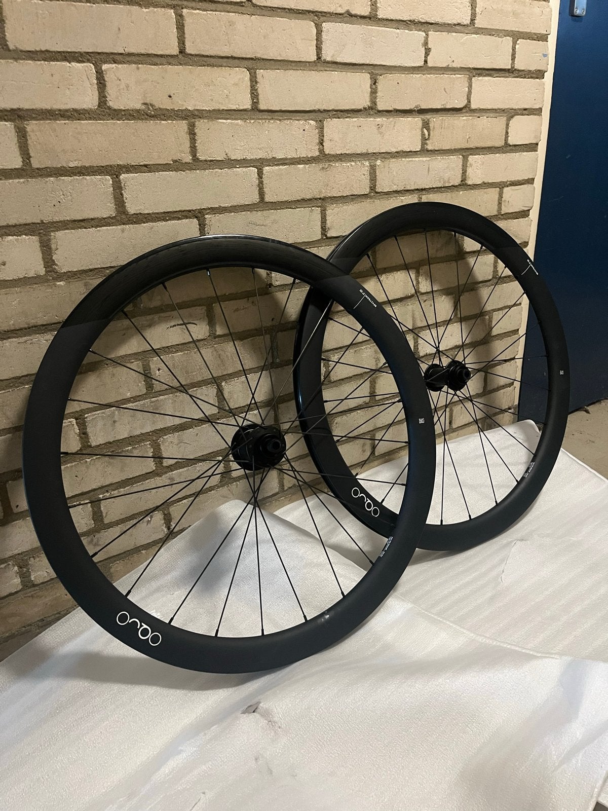 Oquo RP45Team carbon wielset, Wiel, Ophalen of Verzenden, Zo goed als nieuw, Racefiets