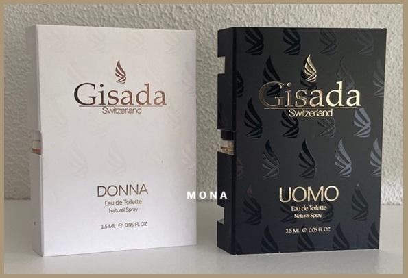 Gisada Donna & Uomo niche parfum samples proefjes, Verzenden, Nieuw