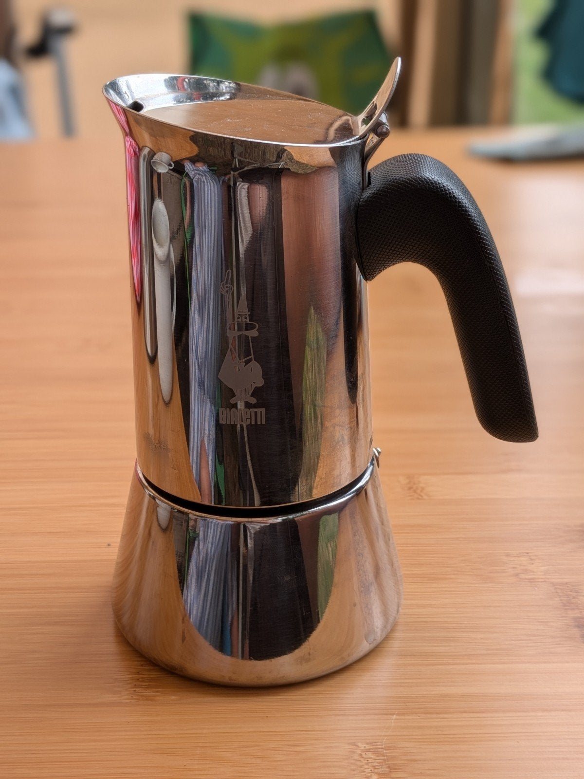 Bialetti Venus RVS Espressomaker - 6 cup, Ophalen, Gebruikt, Espresso apparaat, Gemalen koffie