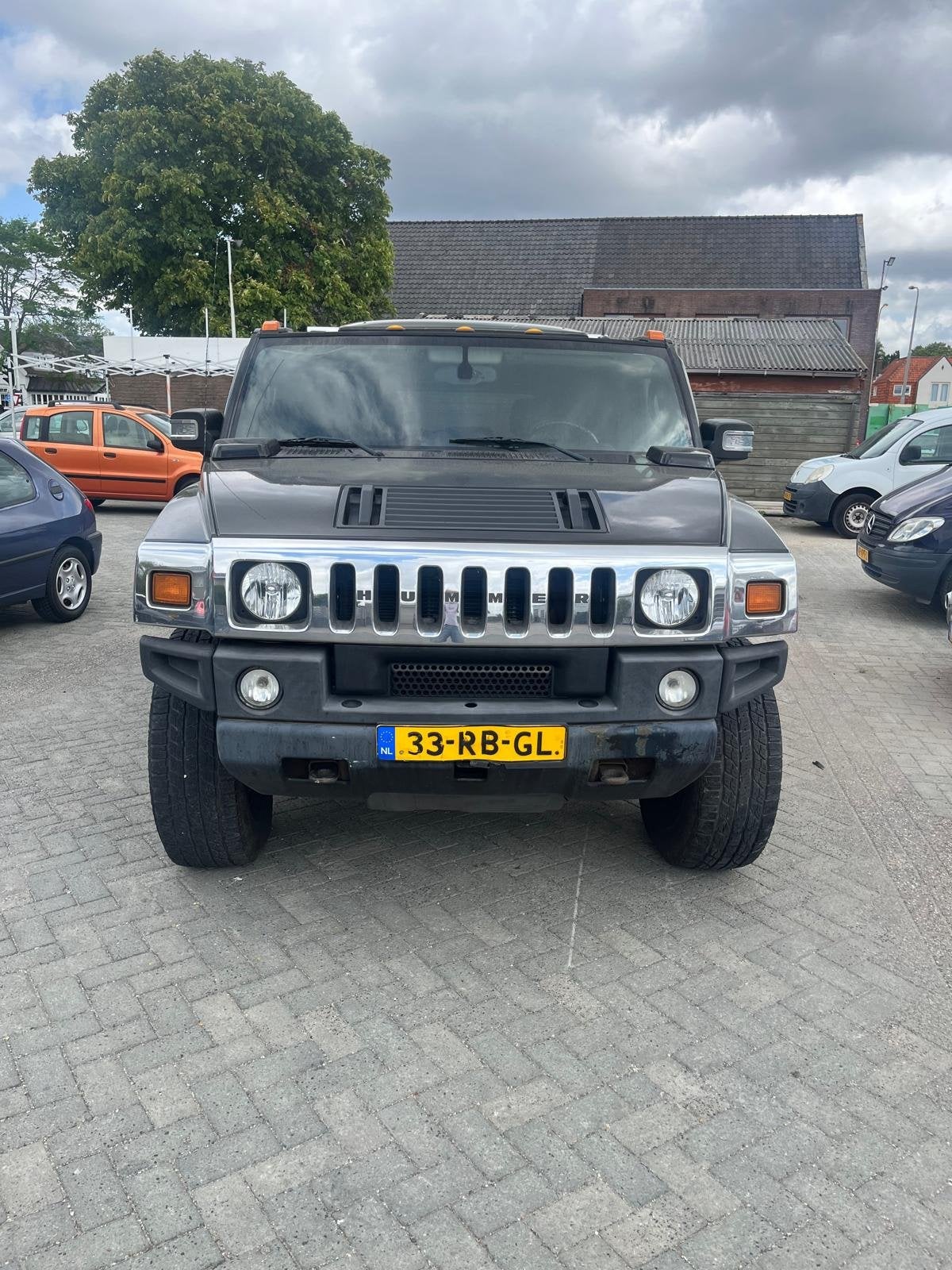 Hummer H2 6.0 V8 LEER ECC STOELVERWARMING ETC ETC (bj 2005), Auto's, Automaat, 3000 kg, Zwart, Leder