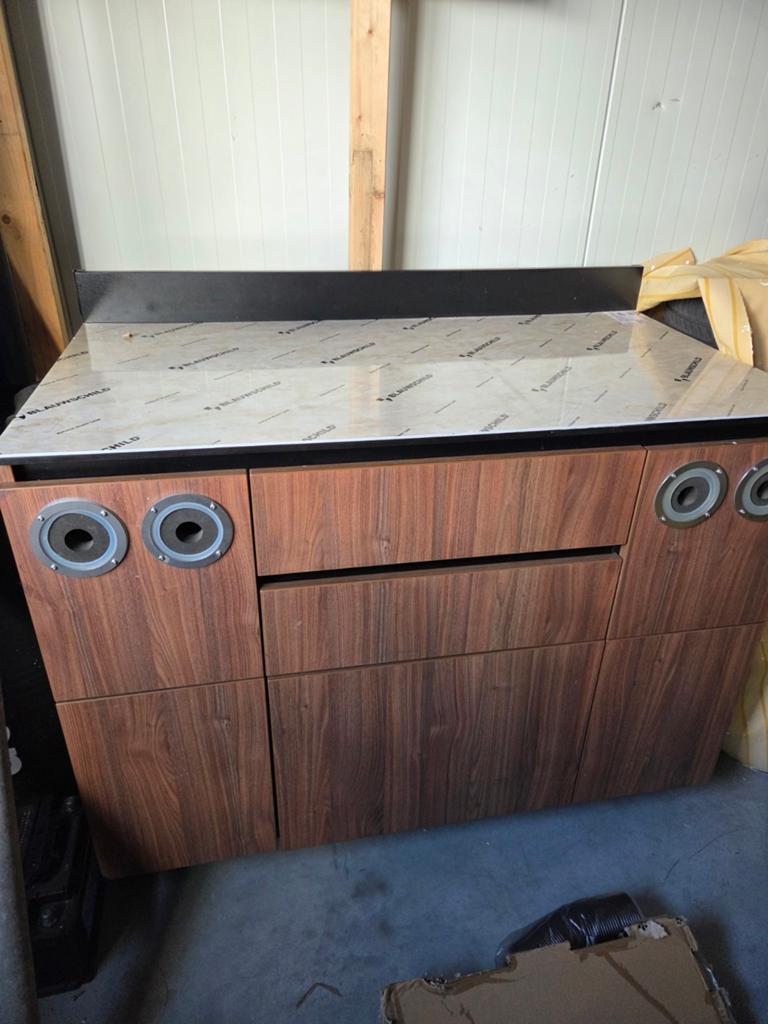 Koffiemeubel / Mobiele Bar - Multifunctioneel Design, Ophalen of Verzenden, Gebruikt