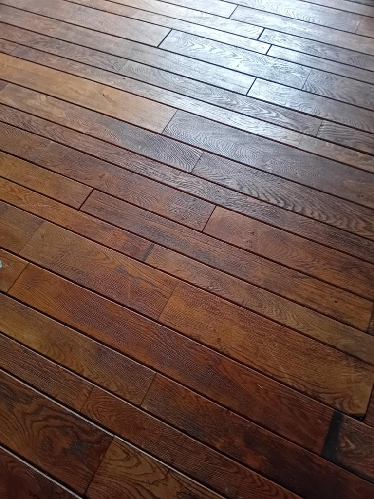 Eikenhouten vloer  ook geschikt  voor  cafeetje  of salon, 50 tot 150 cm, Ophalen of Verzenden, 10 m² of meer, 10 tot 30 cm