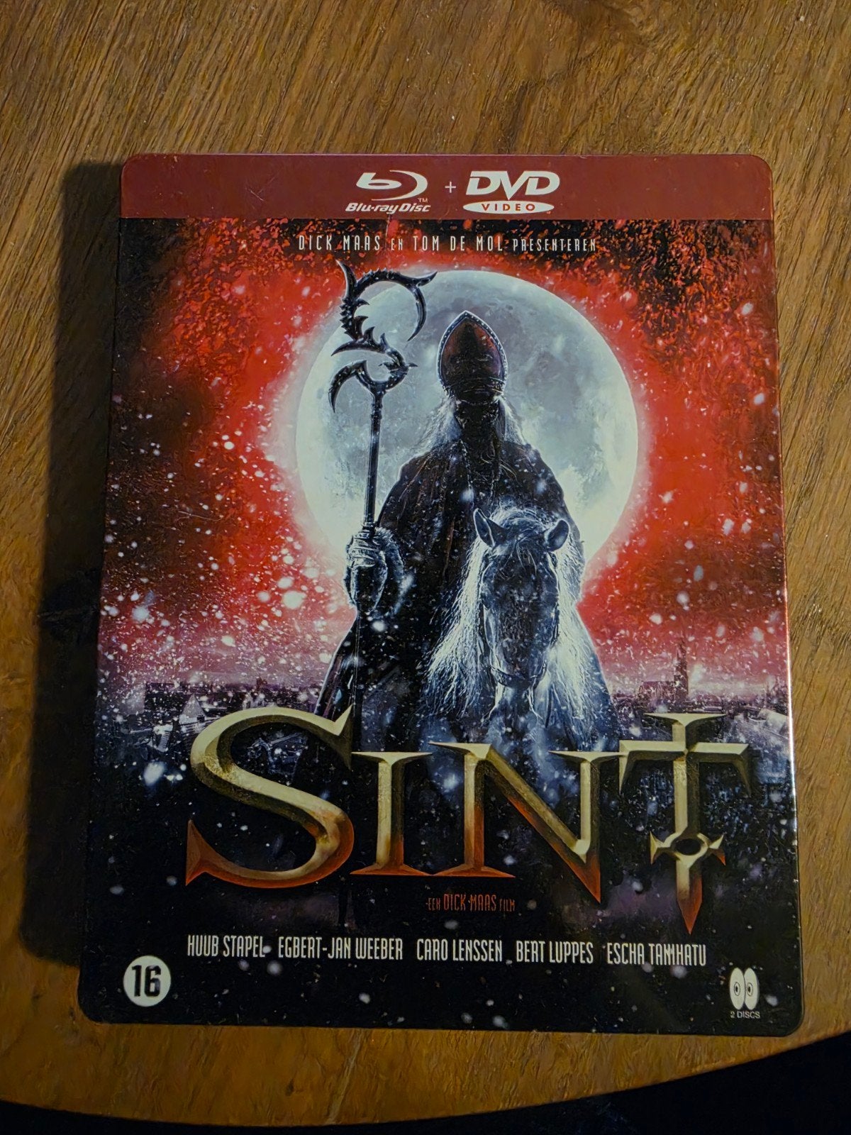Sint (Blu-ray + DVD) - Dick Maas horrorfilm, Horror, Vanaf 16 jaar, Ophalen of Verzenden, Zo goed als nieuw