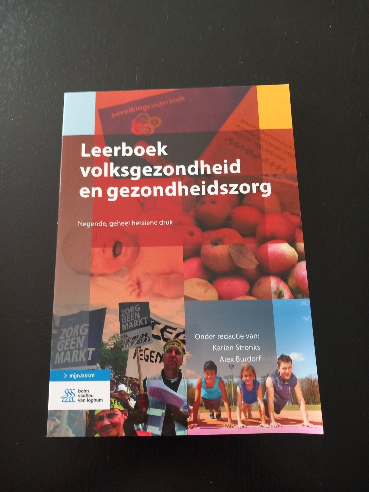 Leerboek volksgezondheid en gezondheidszorg, Zo goed als nieuw, Gamma, Karien Stronks, Alex Burdorf, HBO