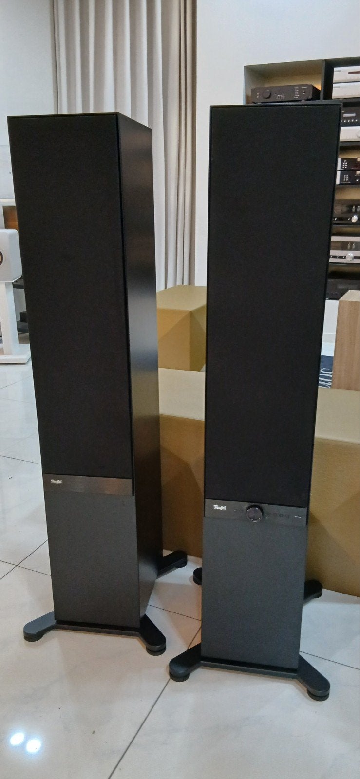 Teufel Stereo L, Audio, Tv en Foto, Ophalen, Zo goed als nieuw, Overige merken