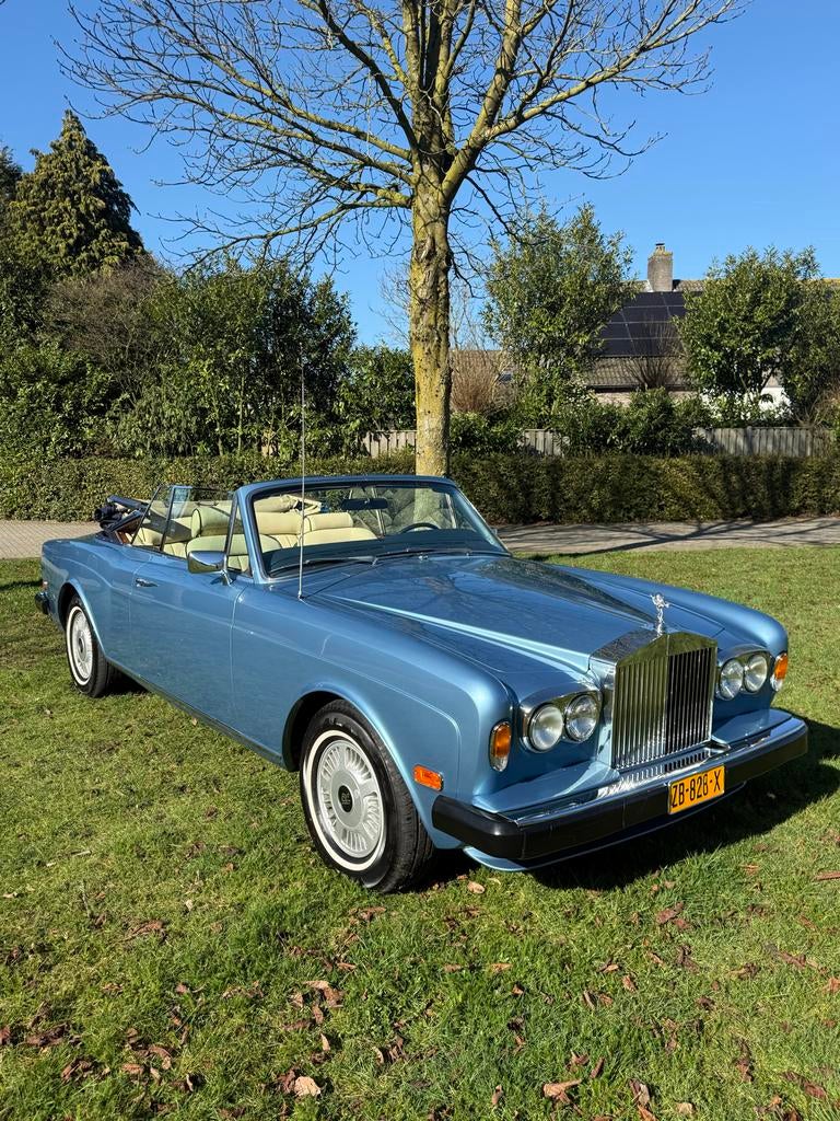 Rolls-Royce Rolls-royce 1982 Blauw, Auto's, Rolls-Royce, Cabriolet, Blauw, 2304 kg, Particulier